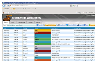 SolarWinds Kiwi Syslog Server